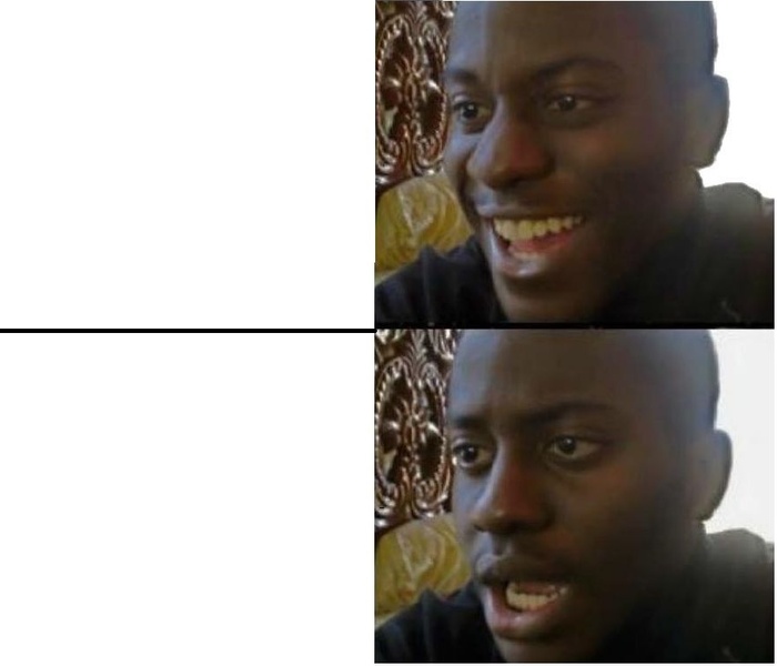 Expectation vs. Reality blank meme template