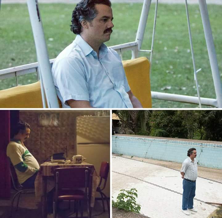 Sad Pablo Escobar blank meme template