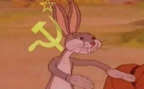 Bugs bunny communist blank meme template